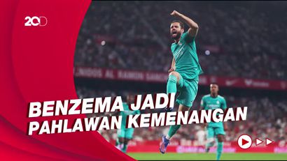 Comeback Dramatis Mengantarkan Real Madrid Taklukkan Sevilla 3-2