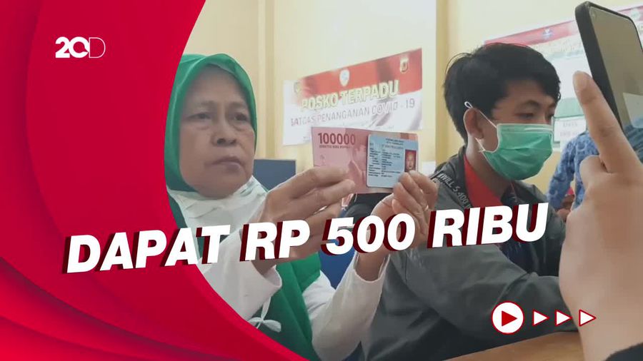 BLT Migor di Tasik Cair, Warga: Buat Lebaran