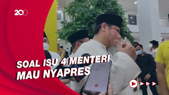 Respons Airlangga saat Ditanya Maju Pilpres: Semoga Mabrur
