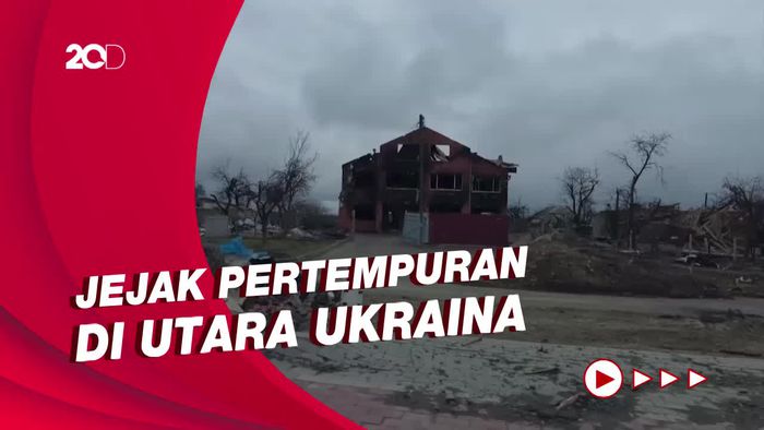 Kehancuran Parah di Kota Chernihiv Usai Diterjang Militer Rusia