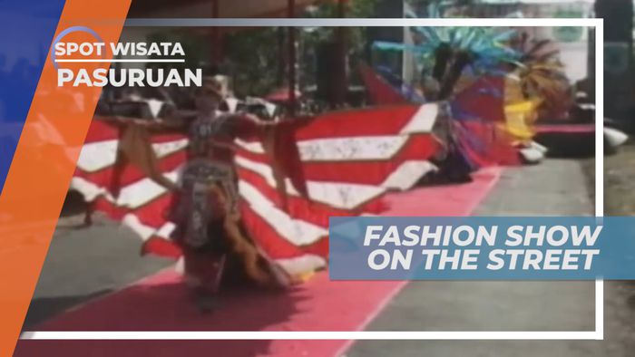 Fashion On The Street, Berbagai Kombinasi Pakaian Adat, Tumbuhan dan Hewan di Tampilkan, Pasuruan