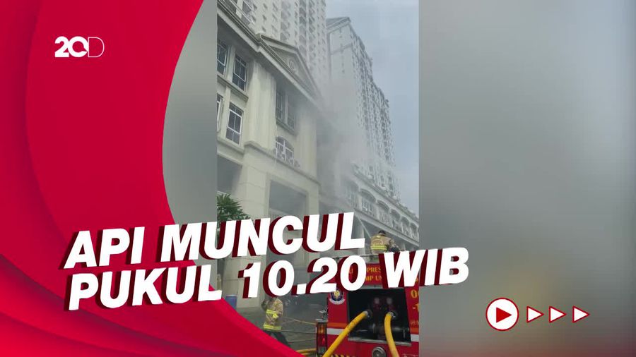 Apartemen Palazzo Jakpus Terbakar, 17 Unit Damkar Dikerahkan
