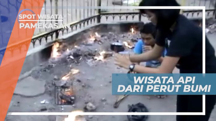 Membakar Jagung dan Ikan Menggunakan Api Alam, Pamekasan
