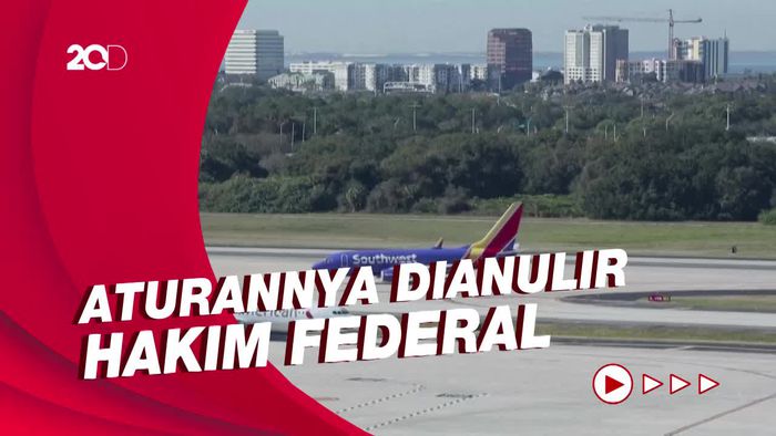Penumpang Pesawat di AS Tak Lagi Wajib Bermasker