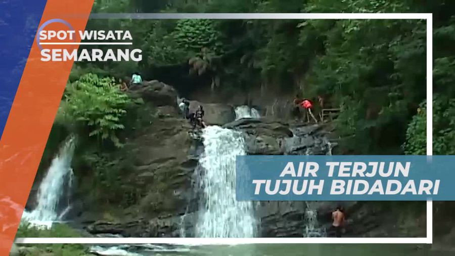 Pesona Keindahan Air Terjun Tujuh Bidadari Semarang Jawa Tengah
