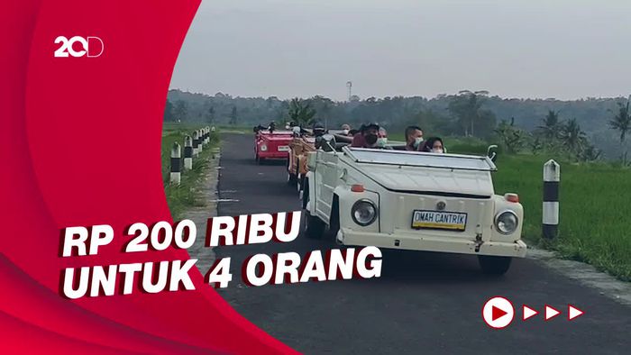 Ngabuburit Asyik Naik VW Keliling Pedesaan di Kulon Progo