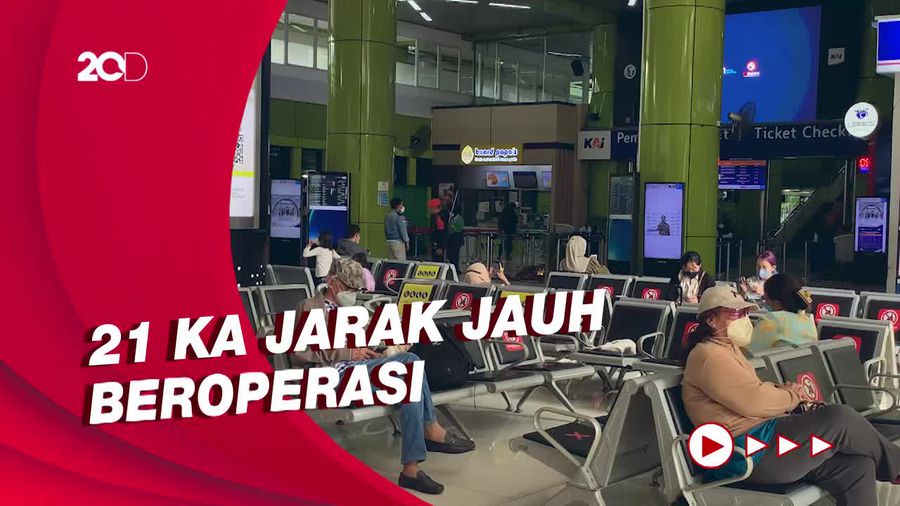 Hari Ini 3.728 Penumpang Berangkat dari Stasiun Gambir
