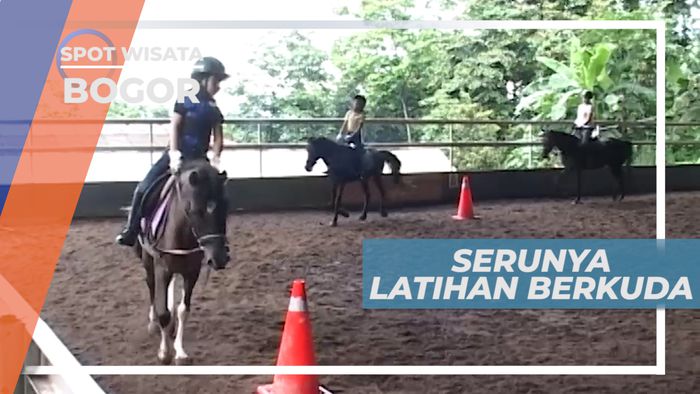 Melatih Keseimbangan Tubuh, Serunya Latihan Berkuda, Bogor