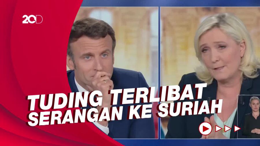Debat Capres Prancis, Macron Tuduh Pesaing Berhubungan dengan Rusia