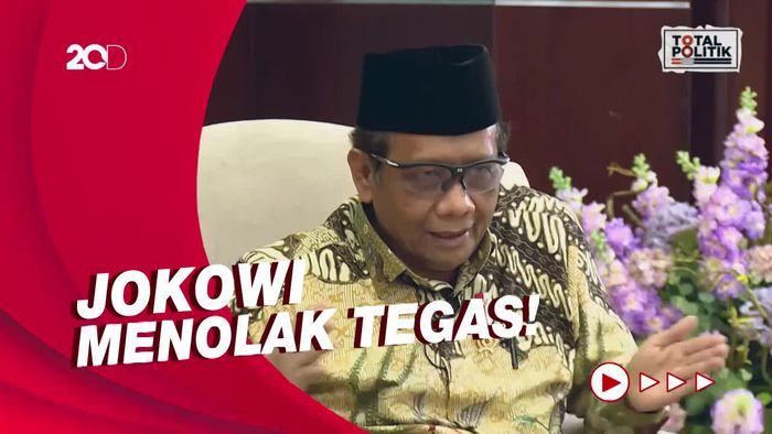 Cerita Mahfud Dipanggil Jokowi: Tanya 3 Periode Kenapa Ramai Terus?