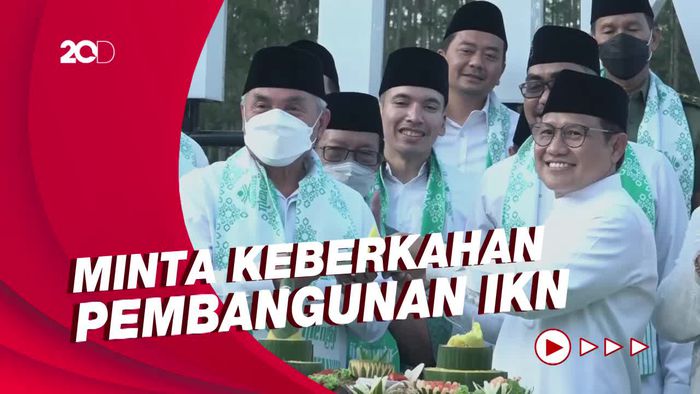 Cak Imin Gelar Khataman Alquran-Tumpengan di Titik Nol IKN