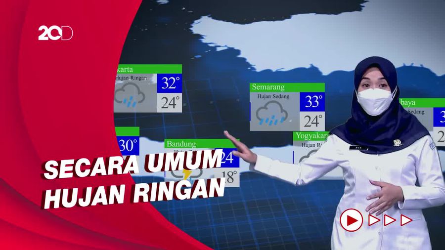 Medan Diprediksi Hujan Disertai Petir, Cek Info Cuaca Daerah Anda di Sini!