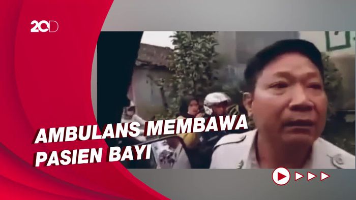 Viral Pria Ngaku Polisi Gebrak Ambulans Bawa Pasien di Sukabumi
