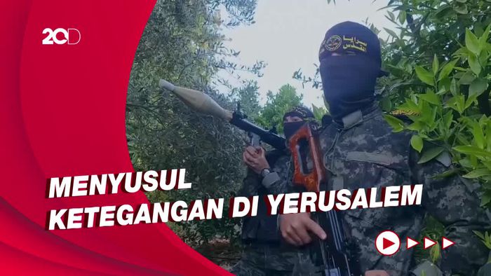 Buntut Kericuhan Al-Aqsa, Militer Palestina Pamer Kekuatan