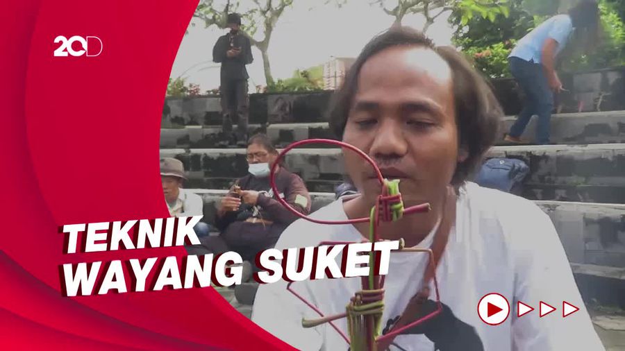 Wayang dari Ranting Daun Singkong, Upaya Lestarikan Kesenian