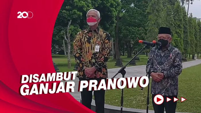 Momen Wapres Maruf Amin Tinjau Borobudur Jelang Lebaran
