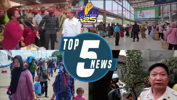 Top 5: Pedagang Curhat Pungli ke Jokowi, Pemudik Mulai Padati Stasiun Pasar Senen