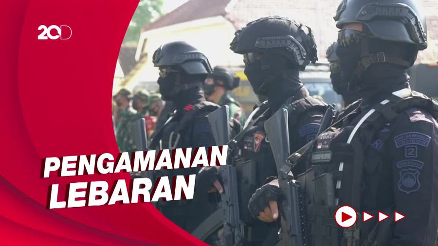 788 Personel TNI-Polri Siap Amankan Masjid-Lapangan Saat Idul Fitri di Solo