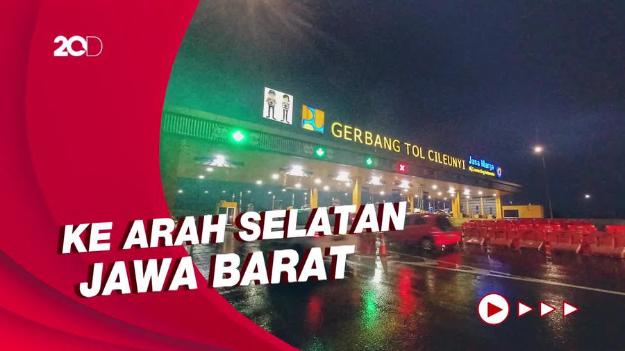 H-10 Lebaran, Puluhan Ribu Kendaraan Melintas Gerbang Tol Cileunyi