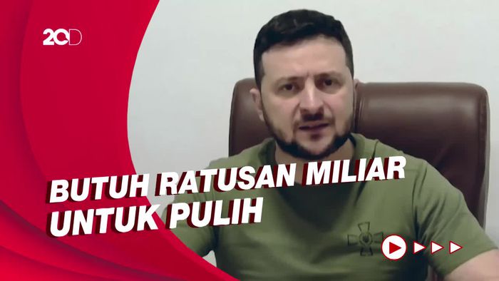 Ekonomi Rusak, Zelensky: Ukraina Butuh Rp 100 T Setiap Bulan