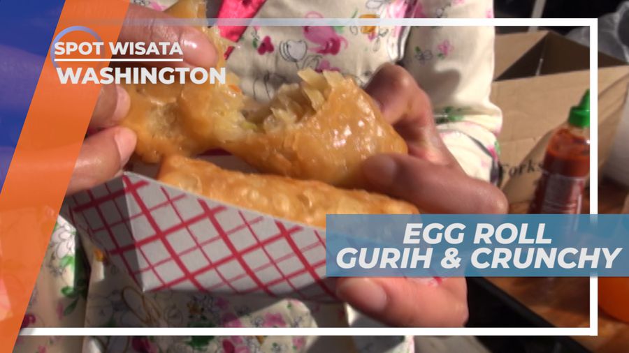 Egg Roll, Camilan ala Jepang dengan Isi Kol, Wortel dan Bihun, Washington