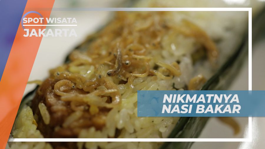 Mencicipi Gurihnya Nasi Bakar Isi Ikan Asin dan Daun Singkong, Jakarta