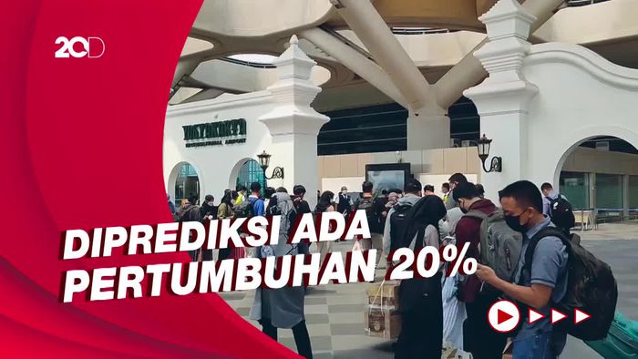 H-9 Lebaran, Bandara YIA Mulai Dipadati Pemudik