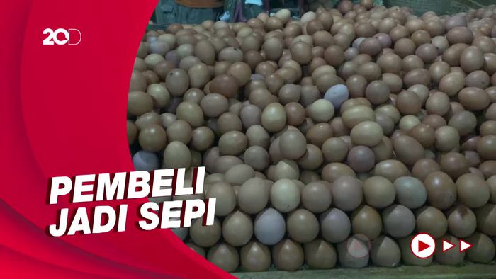 Harga Telur Ayam di Pasar Ciledug Tembus Rp 27 Ribu Per Kg