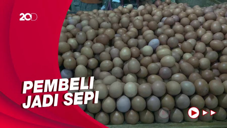 Harga Telur Ayam di Pasar Ciledug Tembus Rp 27 Ribu Per Kg