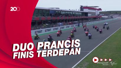 Quartararo Juara MotoGP Portugal, Mir-Miller Jatuh Bareng