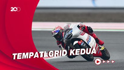 Mario Aji Start Baris Terdepan di Moto3 Portugal