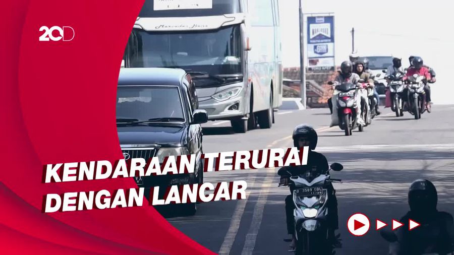 H-8 Lebaran, Arus Lalin Nagreg Terpantau Ramai Lancar 