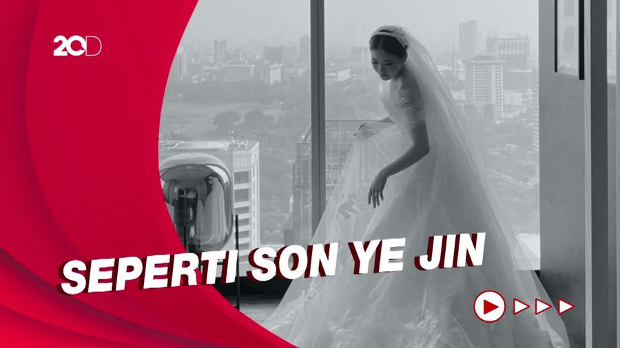 Cantiknya Jessica Tanoesoedibjo Berbalut Gaun Pengantin Elie Saab
