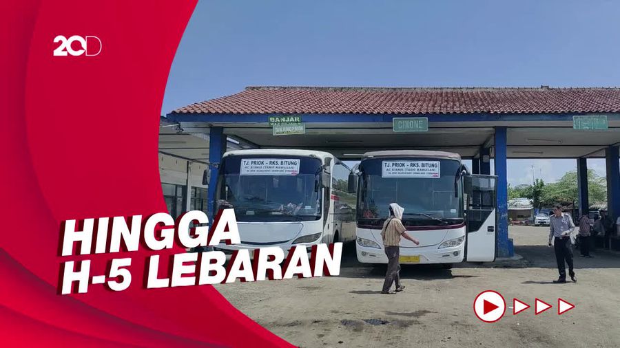 H-7 Lebaran Terminal di Rangkasbitung Masih Sepi Pemudik