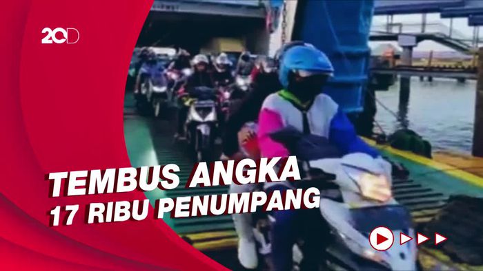 Pemudik dari Bali di Pelabuhan Ketapang Banyuwangi Meningkat