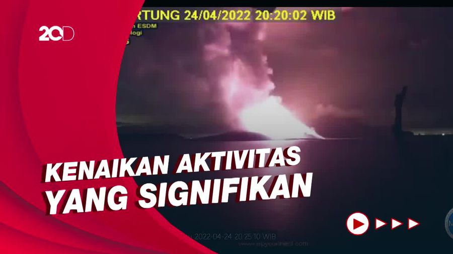 Gunung Anak Krakatau Erupsi, Statusnya Naik ke Siaga