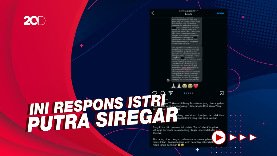 Chandrika Chika Minta Maaf ke Istri Putra Siregar