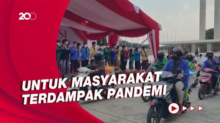 Gandeng Mahasiswa-Pemuda, Kapolri Salurkan 30 Ribu Paket Sembako