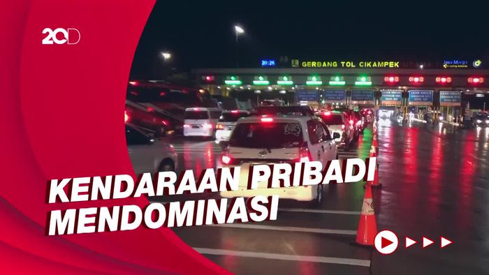 Situasi Mudik H-7 Jelang Lebaran di Tol Cikampek