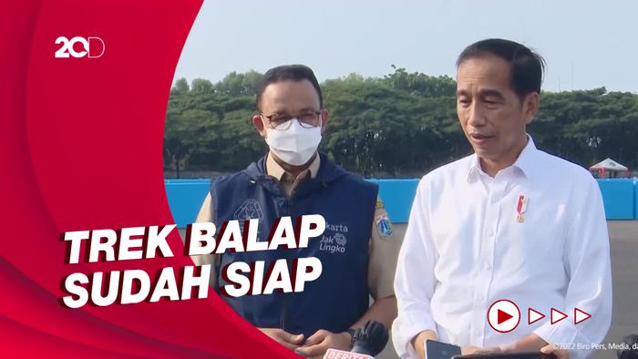Jokowi Tiba-tiba Datang dan Tinjau Kesiapan Formula E