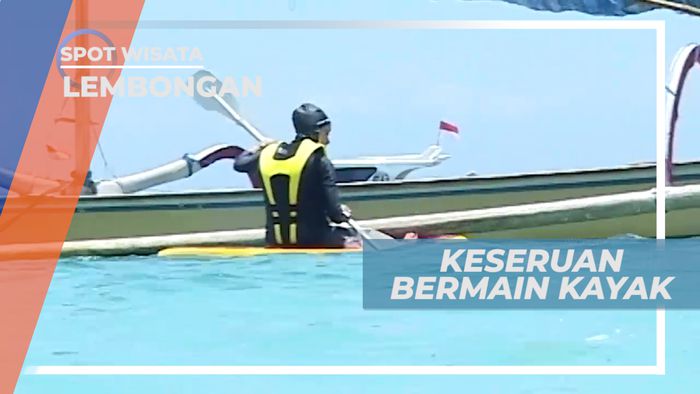 Adu Cepat Bermain Kayak di Pulau Lembongan Bali