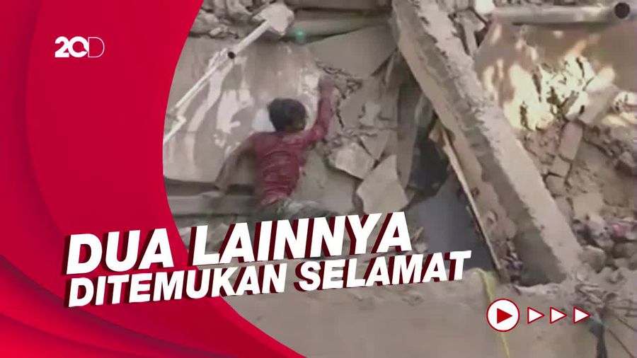 Bangunan Roboh di India, 2 Orang Dievakuasi Tak Bernyawa