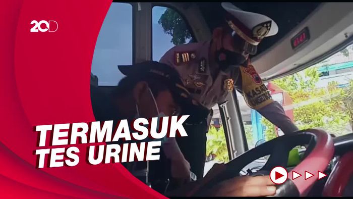 Sidak Angkutan Lebaran, Sopir-Bus Dicek Kesiapannya