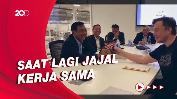 Jajal Kopiko dari Luhut, Elon Musk Acungi Dua Jempol