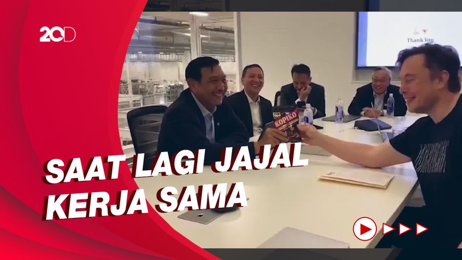 Jajal Kopiko dari Luhut, Elon Musk Acungi Dua Jempol