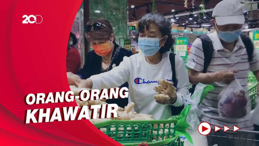 Penampakan Penduduk Beijing yang Panic Buying