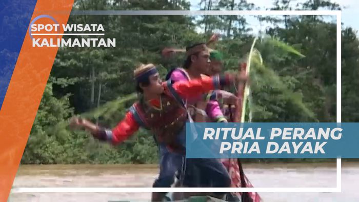Berperang Diatas Perahu, Tradisi Masyarakat Dayak yang Masih Lestari, Kalimantan