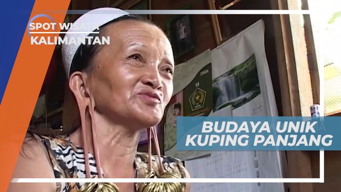 Kuping Panjang Sebagai Simbol Kecantikan Masyarakat Dayak, Kalimantan