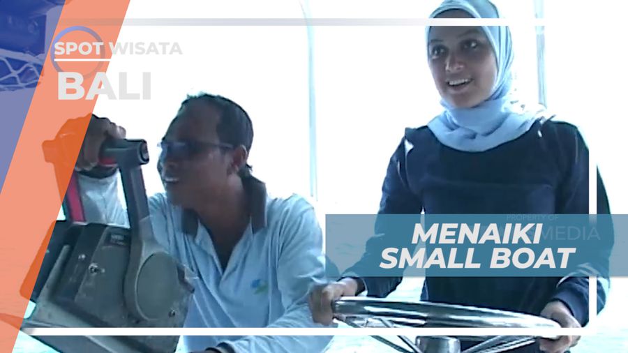 Panorama Perjalanan Laut Menuju Pulau Lembongan, Bali