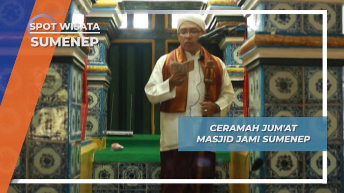 Ceramah Jumat Berbahasa Arab di Masjid Jami Sumenep Jawa Timur